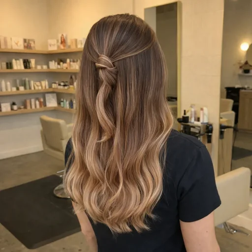 Włosy po metamorfozie - baleyage